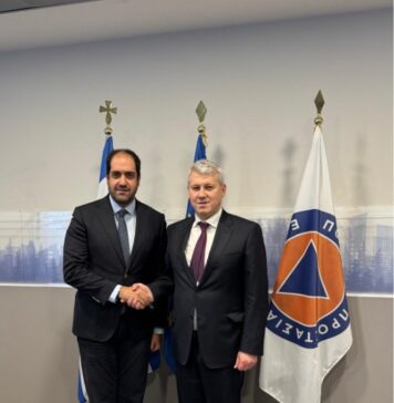 Vicepremierul Cătălin Predoiu, întrevedere bilaterală cu Giannis Kefalogiannis, ministrul crizei climatice și al protecției civile din Republica Elenă