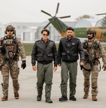 Cozmin Guşă: „Selly şi Smiley, cooptați de MApN ca să-i atragă pe tineri către o carieră militară plină de satisfacții: cazare gratis, trei mese pe zi, turnee în Donbas și Odessa, o ironie amară a lui Adrian Onciu”