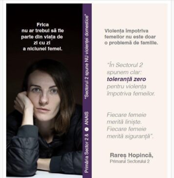 Campanie împotriva violenței domestice, în Sectorul 2