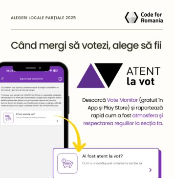 Code for Romania încurajează alegătorii să raporteze nereguli electorale prin aplicația Vote Monitor