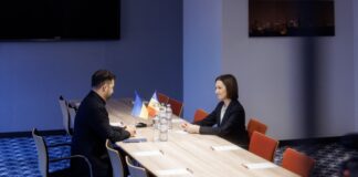 Maia Sandu s-a întâlnit cu președintele Ucrainei, Volodymyr Zelenskyy, la Haga