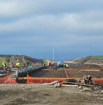 Cristian Pistol, vizită pe șantierul A3 împreună cu premierul Ilie Bolojan: ”Mobilizare foarte bună a constructorului român între Suplacu de Barcău și Chiribiș!„