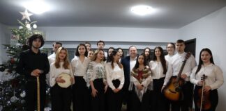 echipa DRRM a primit colindători de la Organizația Studenților Basarabeni București