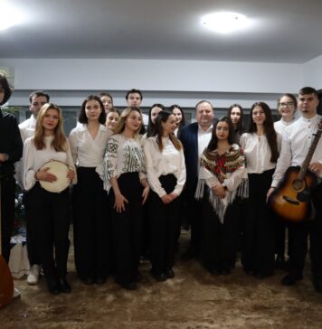 echipa DRRM a primit colindători de la Organizația Studenților Basarabeni București