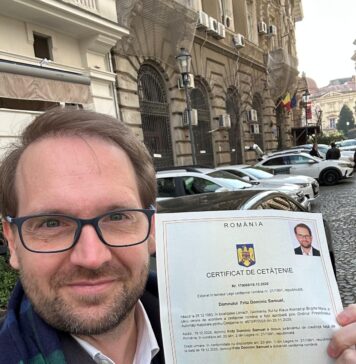 Dominic Fritz a devenit cetățean român