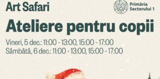 Atelierele de creație pentru copii, deschise la Primăria Sectorului 1
