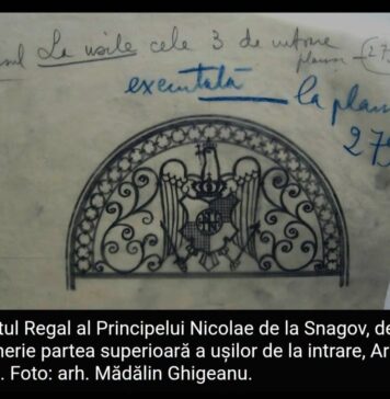 Poarta care păstrează istoria Palatului Snagov. Povestea feroneriei create de arhitecta Henriette Delavrancea-Gibory
